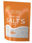 Антицеллюлитная соль Мертвого моря обогащенная экстрактом апельсина, 500 гр.,  Dr. Sea